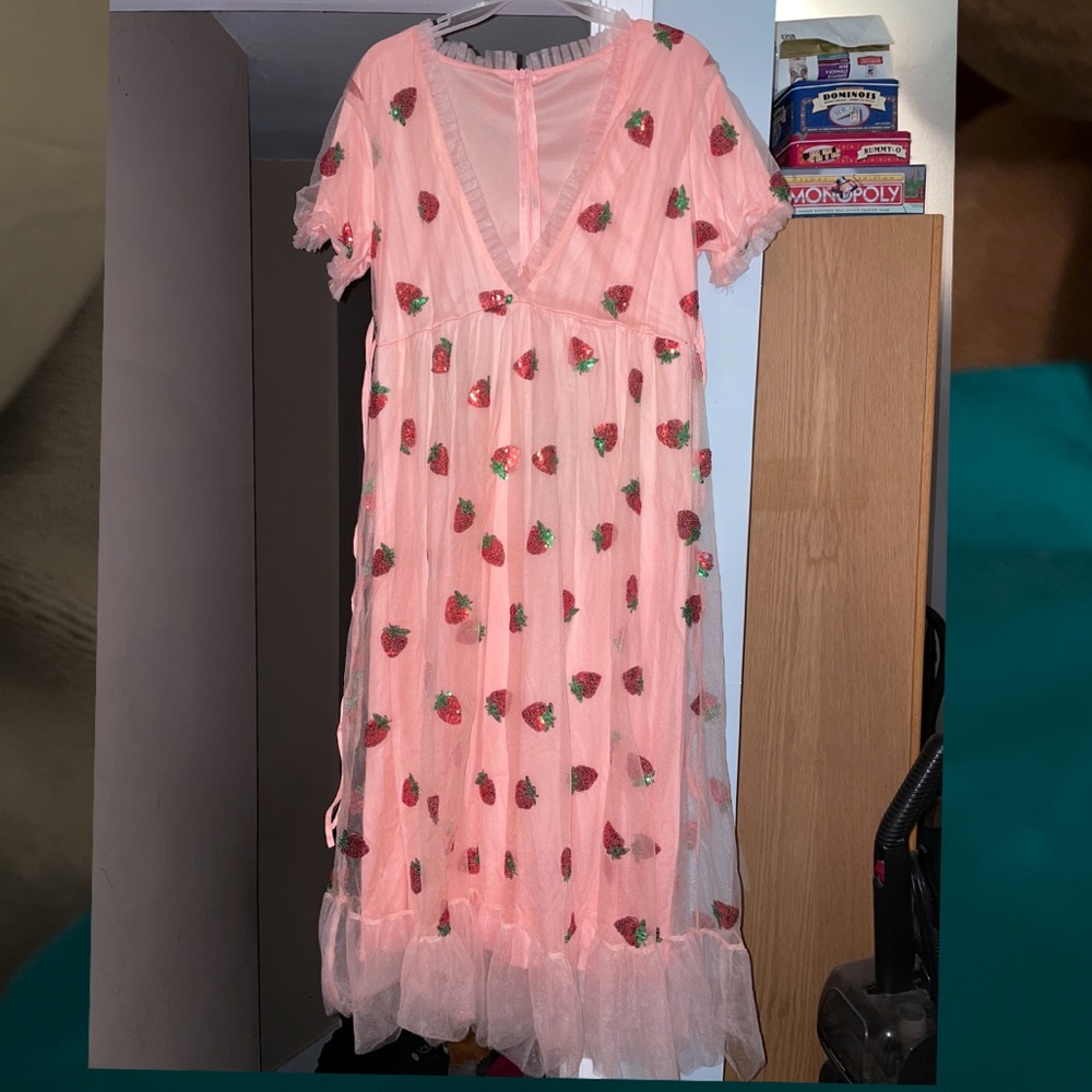Cottagecore Strawberry Dress